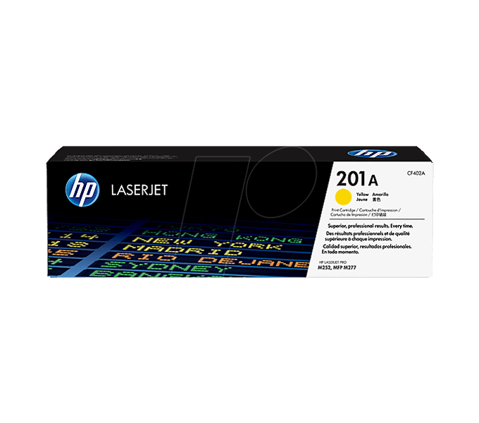 HP 201A Yellow Original LaserJet Toner Cartridge (CF402A)