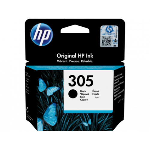 HP 305 Black Original Ink Cartridge (3YM61AE)
