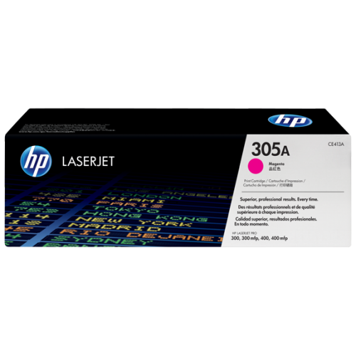 HP 305A Magenta Original LaserJet Toner Cartridge (CE413A)