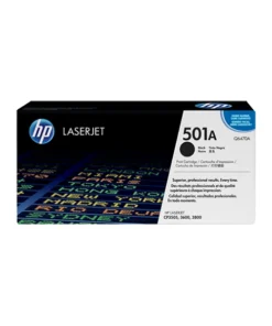 HP 501A Black Original LaserJet Toner Cartridge (Q6470A)