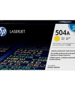 HP 504A Yellow Original LaserJet Toner Cartridge, CE252A