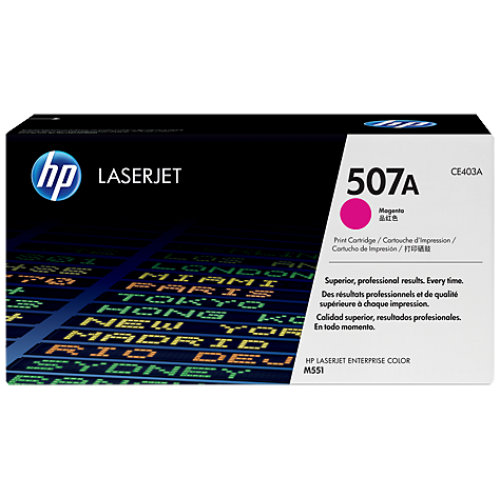 HP 507A Magenta Original LaserJet Toner Cartridge (CE403A)