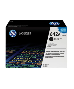 HP 642A Black Original LaserJet Toner Cartridge (CB400A)
