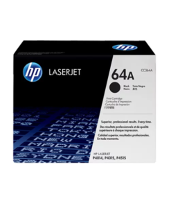HP 64A Black Original LaserJet Toner Cartridge, CC364A