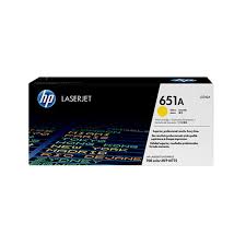 HP 651A Yellow Original LaserJet Toner Cartridge, CE342A