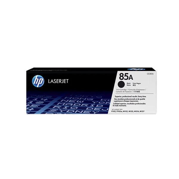 HP 85A Black Original LaserJet Toner Cartridge, CE285A