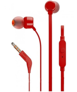 JBL Tune 110 Earphones – Red