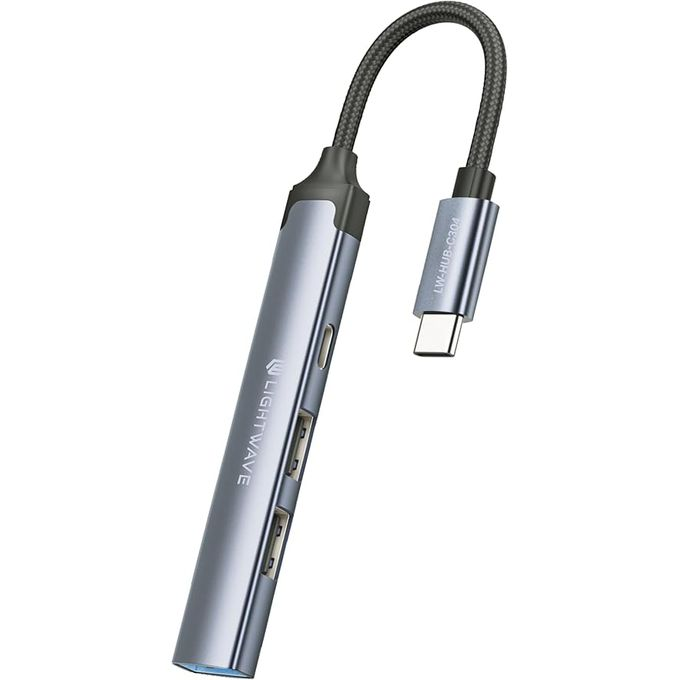 Light Wave 4-in-1 USB-C Hub Adapter