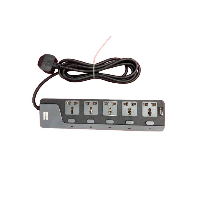 Lightwave Extension Socket – 3 Metres, 4 Way (Surge & Thunder Protection)