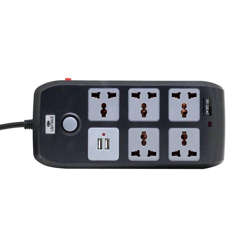 Lightwave Extension Socket EXT 52U (5way+2usb)