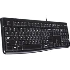 Logitech K120 Wired USB Keyboard Black