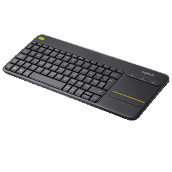 Logitech K400 Plus Wireless Keyboard with Touchpad Black