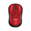 Logitech M185 Wireless Mouse – Red
