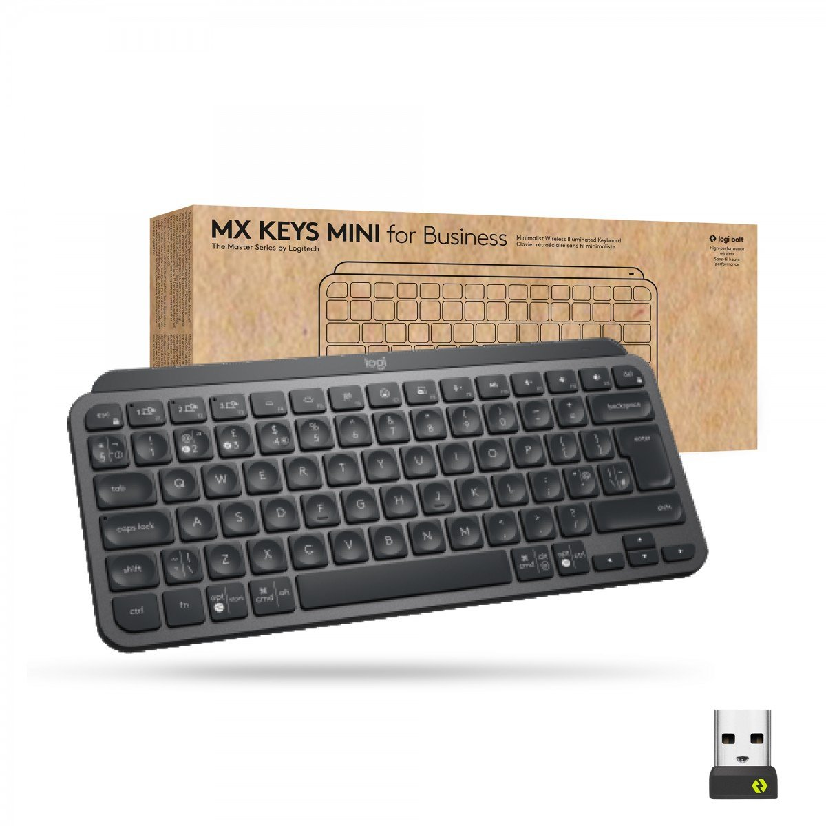Logitech MX Keys Mini Bluetooth Illuminated Keyboard Graphite