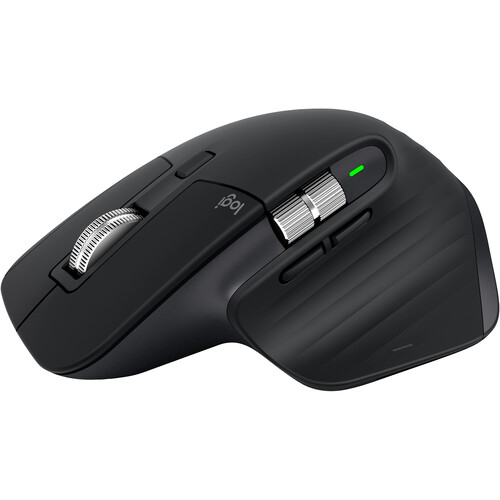 Logitech MX Master 3S Wireless and Bluetooth Rechargeable Mouse – Graphite
