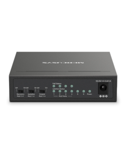MERCUSYS 6‑Port 10/100Mbps Desktop Switch with 4‑Port PoE+ – TL‑MS106LP