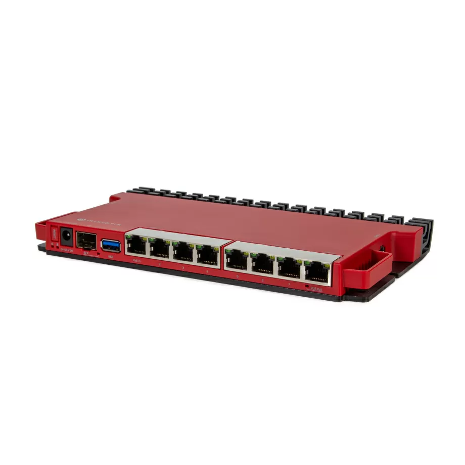 MikroTik L009UiGS‑RM Wired Router 2.5 Gigabit & Gigabit Ethernet (Red)