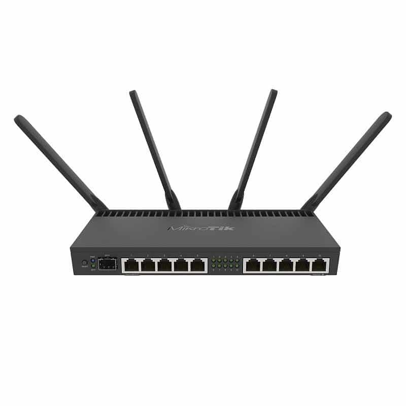 MikroTik RB4011iGS+RM 10‑Port Gigabit Ethernet Router