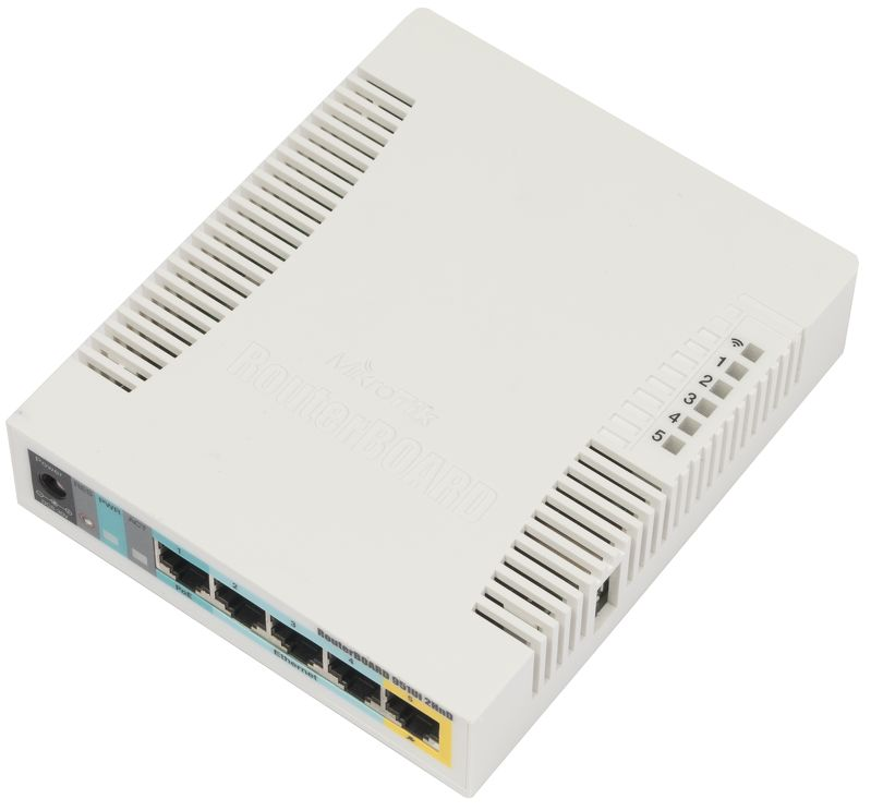 MikroTik RB951Ui‑2HnD 2.4 GHz Wireless Router with 5 Ethernet Ports