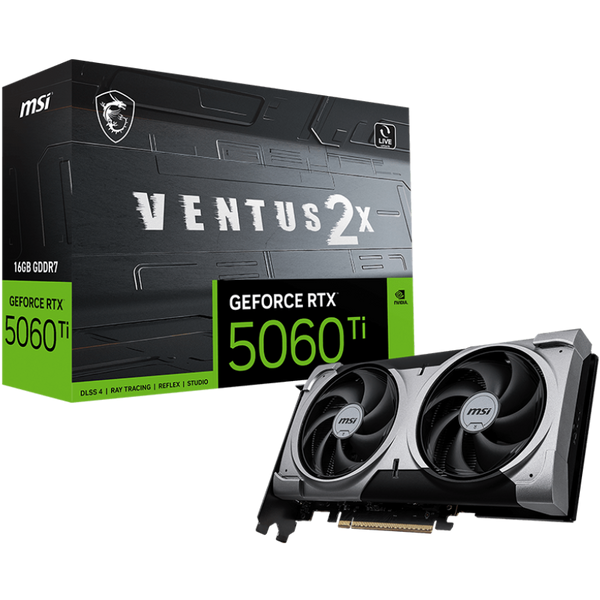 MSI GeForce RTX 5060 Ti 16GB Ventus 2X Plus Graphics Card