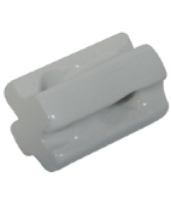 Porcelain electric fence insulators