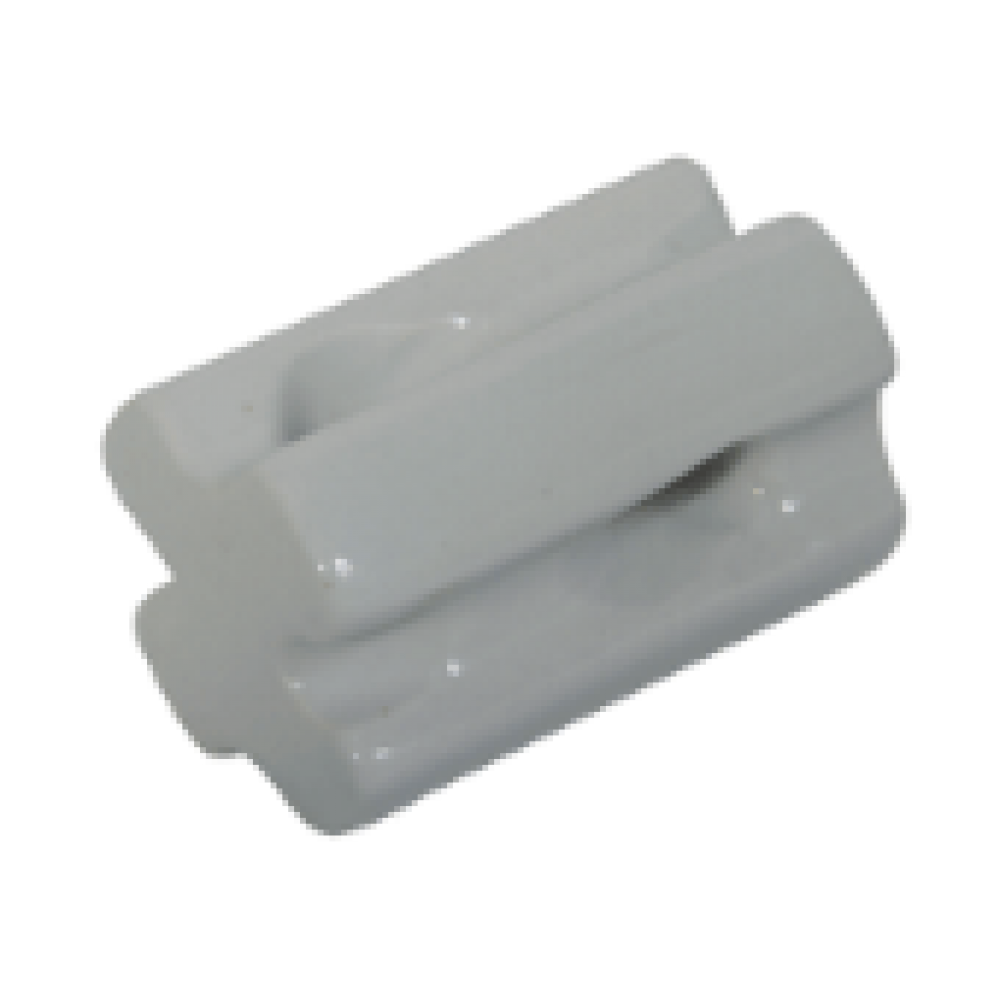 Porcelain electric fence insulators