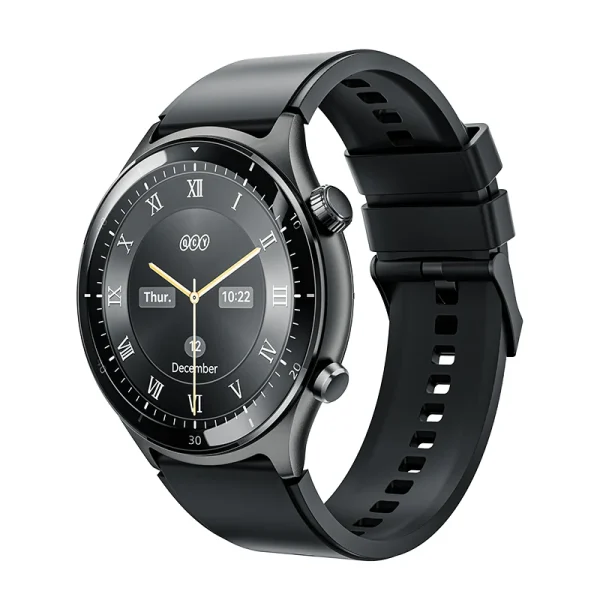 QCY Active GX Smartwatch Black Silver Gray