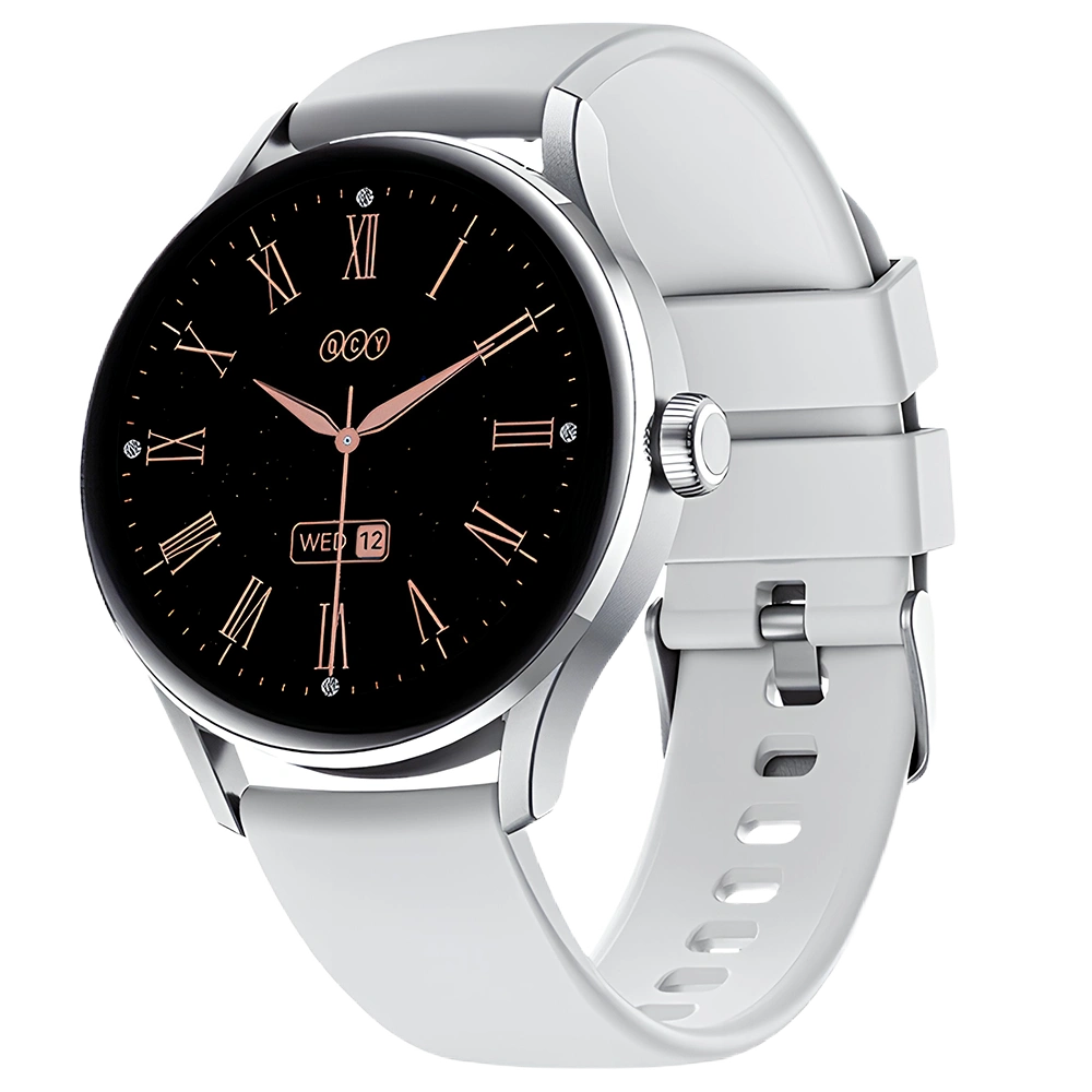 QCY Elite Smart Watch Silver Gray
