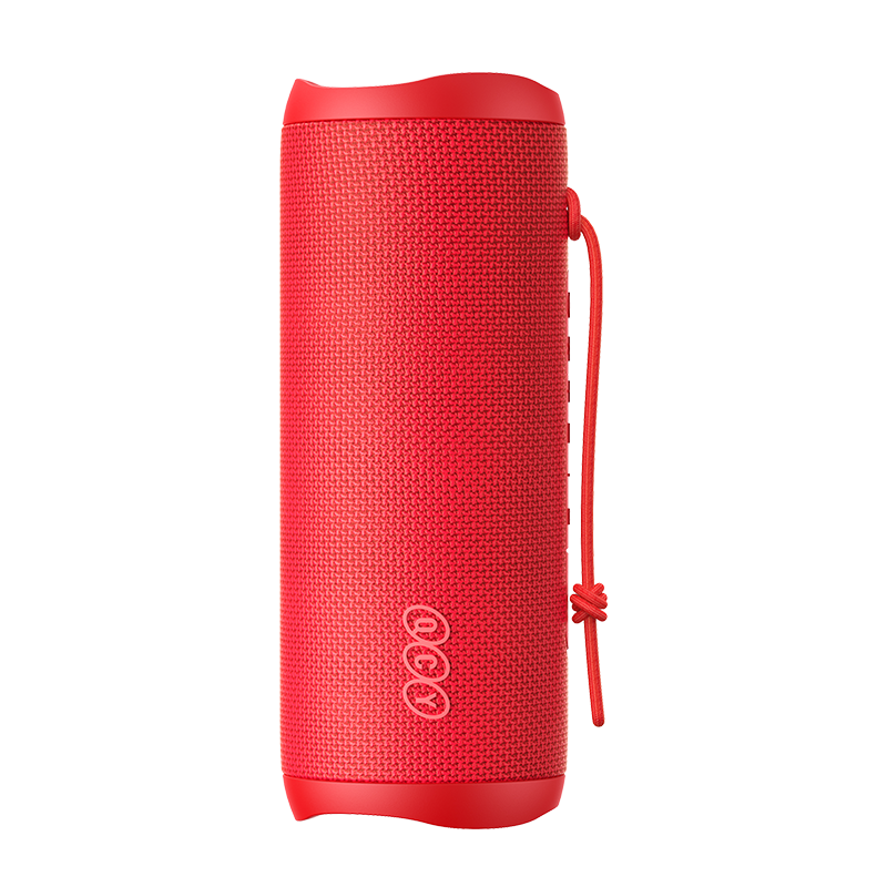 QCY SP7 Bluetooth Speaker with Micro SD Card Slot Red