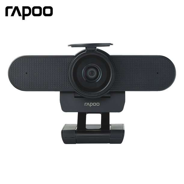 Rapoo C500 4K Webcam with Dual Noise Reduction Microphones, Autofocus and Privacy Cover