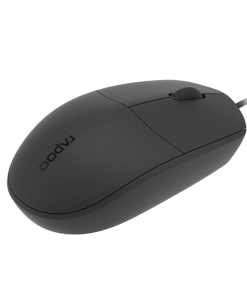 Rapoo N100 Wired Optical Mouse 1600 DPI USB – Black