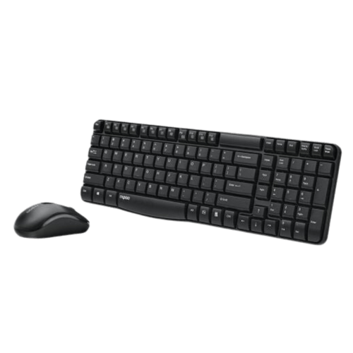 Rapoo X1800s Wireless Keyboard & Mouse Combo – Black