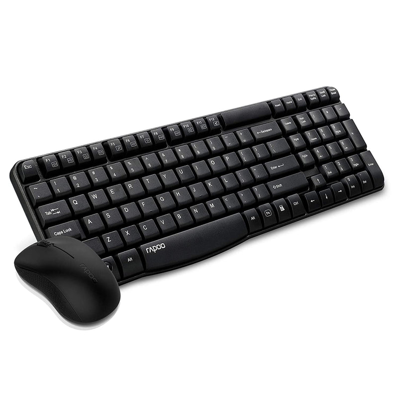 Rapoo X1810 Wireless Keyboard & Mouse Combo – Black