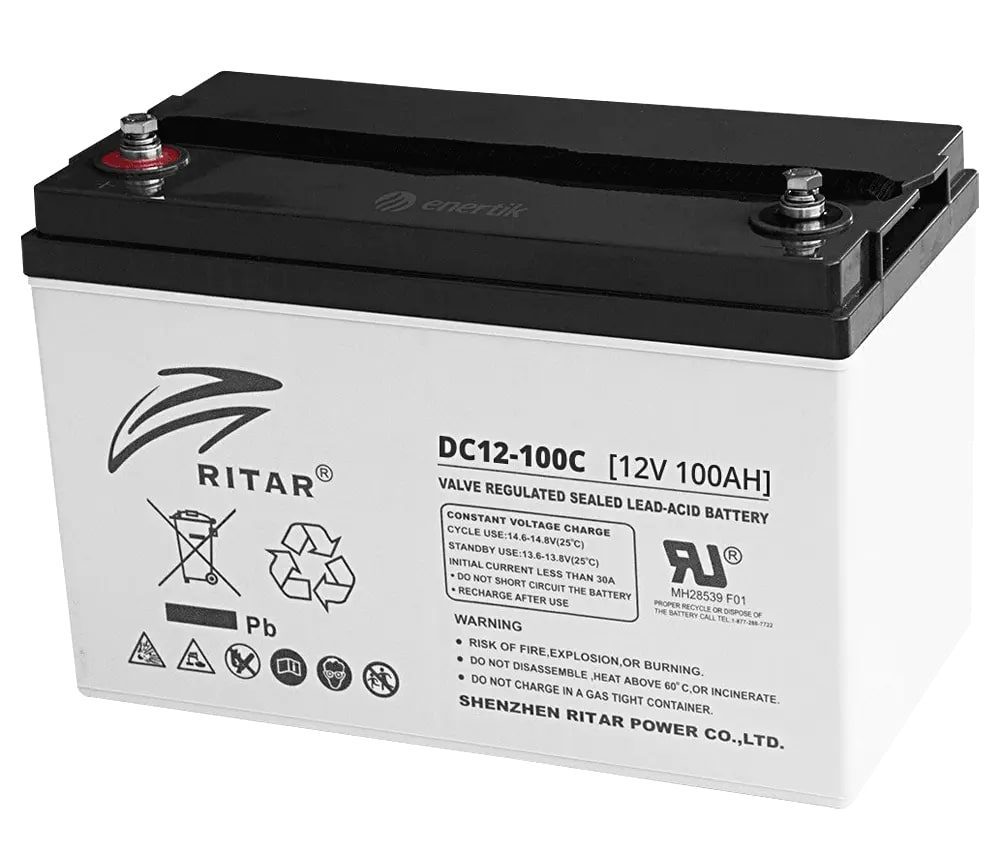 Ritar 12V 80Ah AGM Deep Cycle Battery