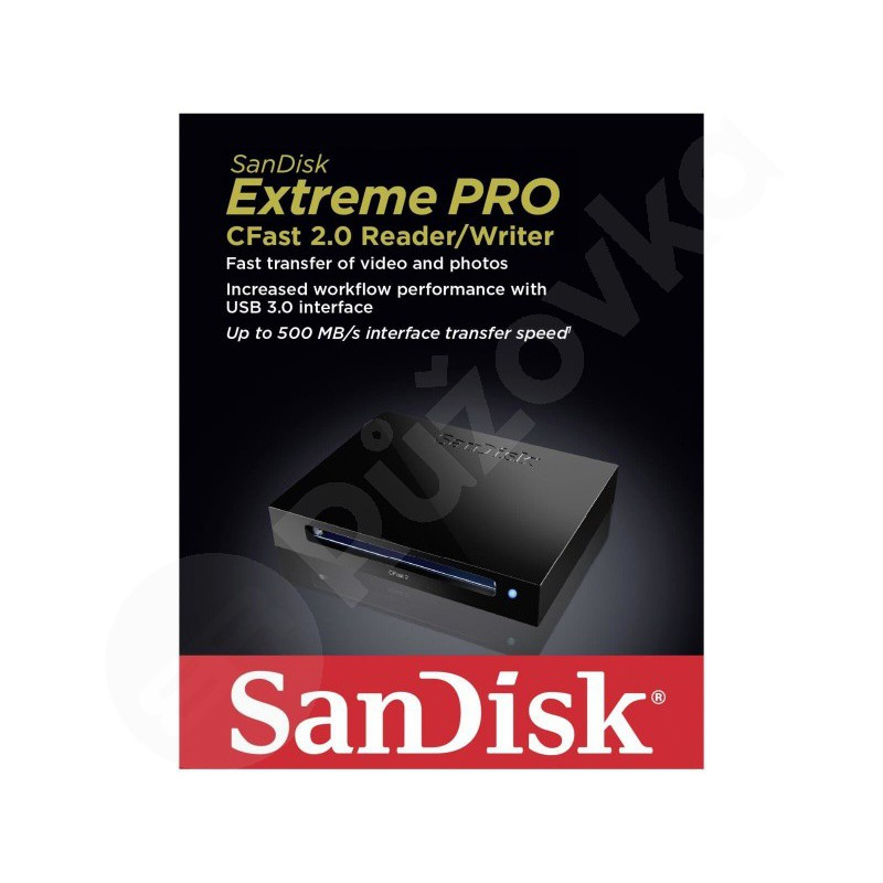 SanDisk Extreme PRO CFast 2.0 Reader/Writer USB 3.0 Memory Card Reader