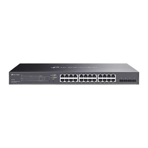 TP‑Link 28‑Port 10/100/1000Mbps JetStream Gigabit Smart Switch with 24‑Port PoE+ – TL‑SG2428P