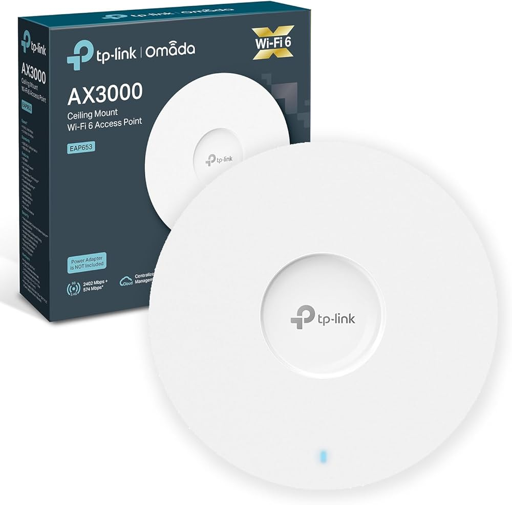 TP-Link AX3000 Ceiling Mount Wi-Fi 6 Access Point – TL-EAP653 UR