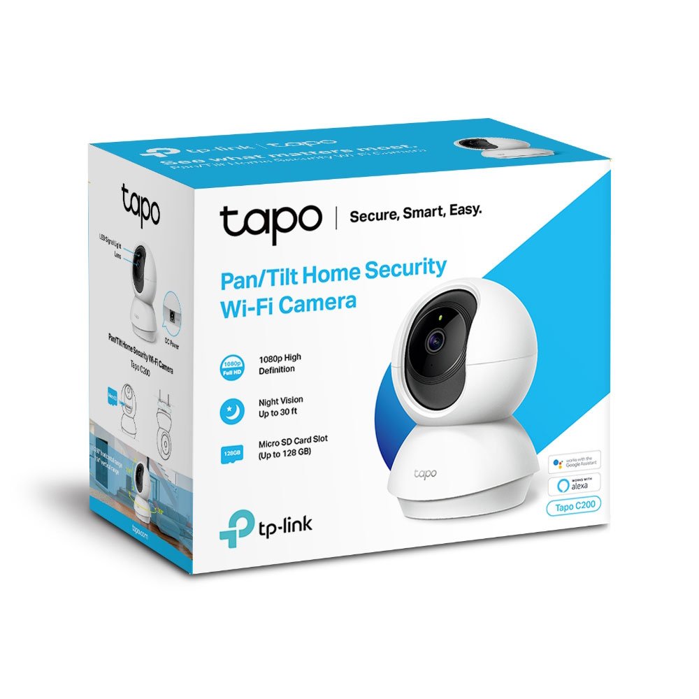 TP-Link Tapo Pan/Tilt Home Security Wi-Fi Camera – TL-TAPO C200C