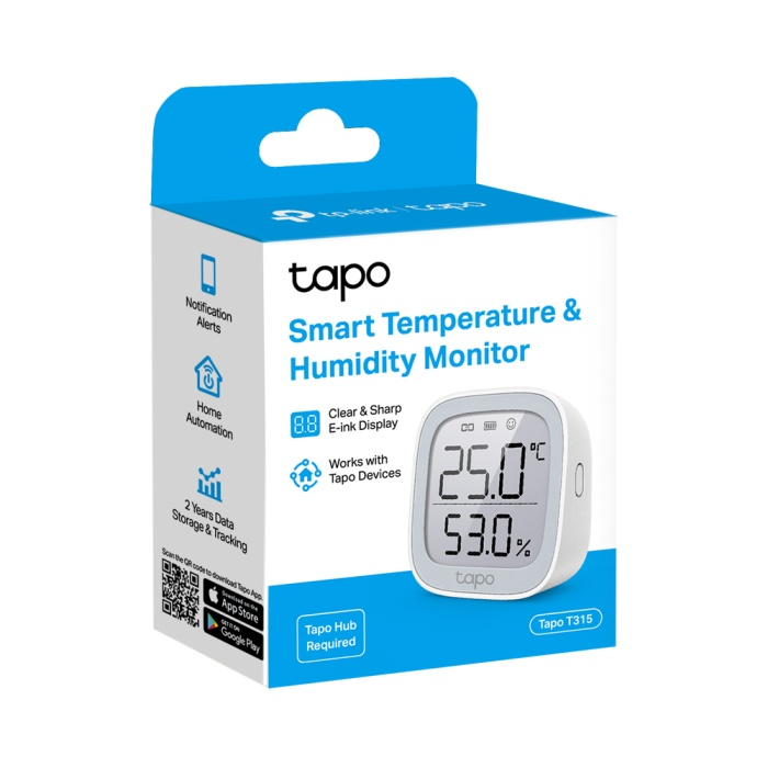 TP-Link Tapo T315 Smart Temperature & Humidity Monitor – TL-TAPO T315