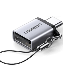 UGREEN Type C to USB 3.0 A Adapter Cable with Lanyard (Space Gray) – UG-50283