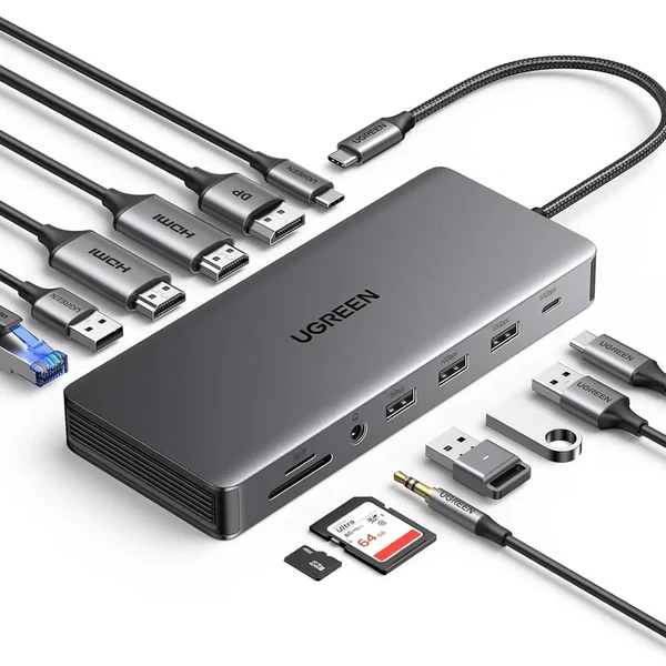 UGREEN Revodok Pro 313 USB-C 13-in-1 Multifunction Docking Station UG-15978