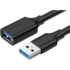 UGREEN US129 USB 3.0 Extension Male Cable 1.5m Black (UG- 30126)