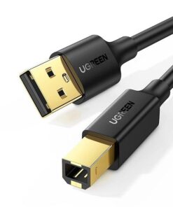 UGREEN USB 2.0 Type-A Male to Type-B Male Printer Cable 5m (Black) – UG-10352