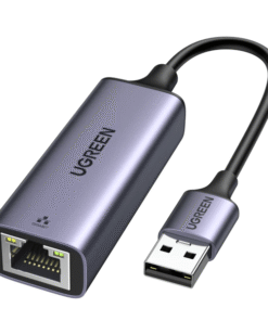 UGREEN USB-A to RJ45 Ethernet Adapter Aluminum Case (Space Gray) – UG-50922