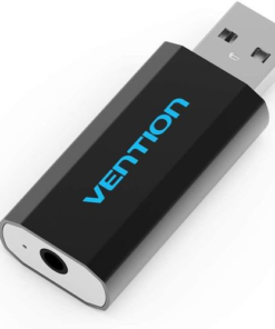 Vention 4 Pole USB External Sound Card Black - VEN CDDB0