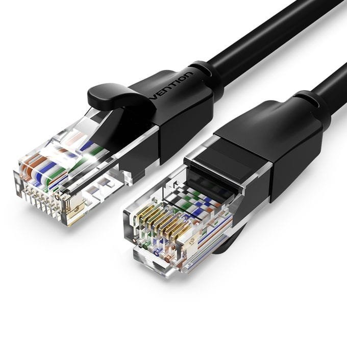 Vention Cat.6 UTP Patch Cable 15M Black - VEN-IBKBN