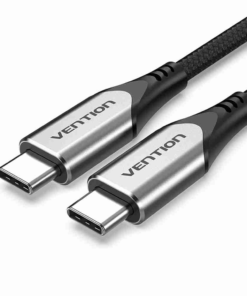 Vention Cotton Braided USB‑C to USB‑C 3.1 Cable 1M Gray - VEN TAAHF