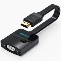 Vention Flat HDMI to VGA Converter 0.15M Black - VEN 74345