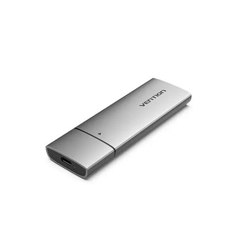 Vention M.2 NVMe SSD Enclosure (USB 3.1 Gen 2‑C) Gray Aluminum Alloy Type - VEN KPGH0