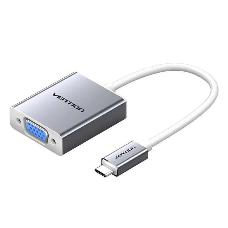 Vention Type-C to VGA Adapter 0.15M Black ABS VEN TDDBB